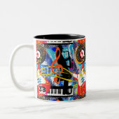 Musik feiern zweifarbige tasse (Links)