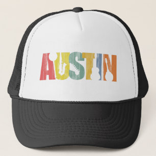 Musik-Festival-hölzernes Korn Austins Texas Truckerkappe
