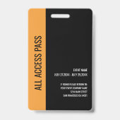 Musik Festival Presse - Alle Zugangsdaten Veransta Ausweis (Back)