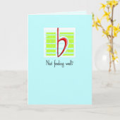 Musik flach, gut, blau karte (Gelbe Blume)