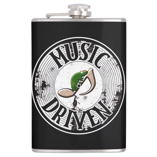 Musik Flachmann (Vorderseite)