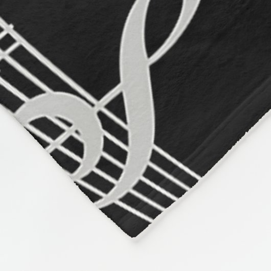 Musik Fleecedecke (Ecke)