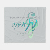 Musik Fleecedecke (Vorderseite (Horizontal))