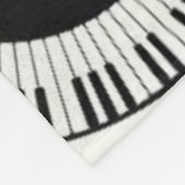 Musik Fleecedecke (Ecke)