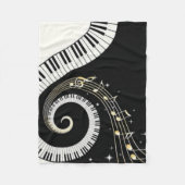 Musik Fleecedecke (Vorderseite)