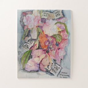 Musik floral puzzle