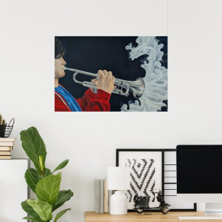 Musik fordert die Dunkelheit heraus Poster