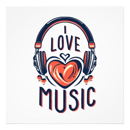 Musik Fotodruck (Vorne)