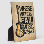 Musik Fotoplatte (Seite)