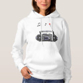 Musik-Frauen Hoodie (Vorderseite)