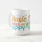 Musik freut mich kaffeetasse (Vorderseite Links)