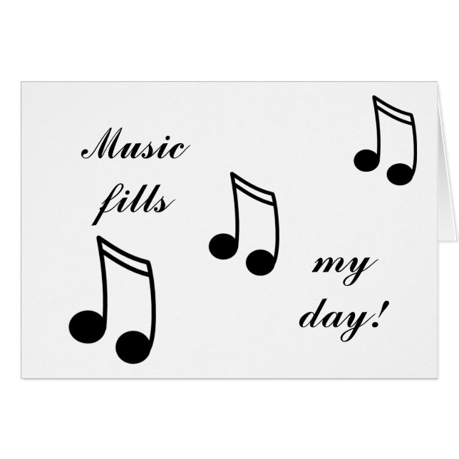 Musik-Füllen mein Tag! (Vorderseite (Horizontal))