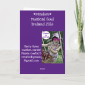 Musik füllt Ihre Soul-Karte aus Karte (Rückseite)