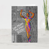 Musik füllt Ihre Soul-Karte aus Karte (Vorderseite)