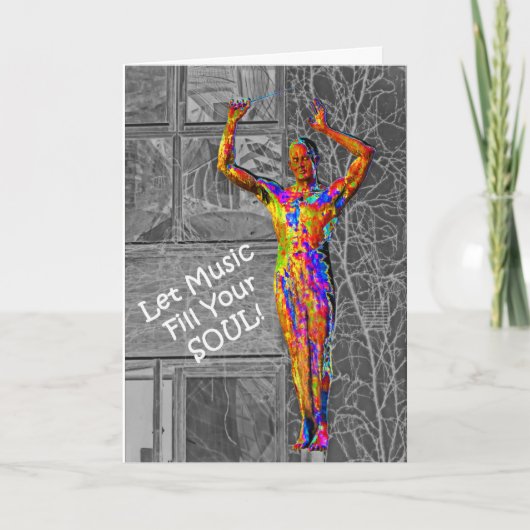Musik füllt Ihre Soul-Karte aus Karte (Vorderseite)