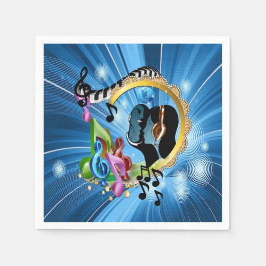 Musik für das Soul Serviette (Vorderseite)