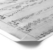 Musik für Telemann's Suite für zwei Poster (Ecke)