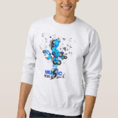 Musik Füttre mein Soul | Männerpullover Sweatshirt (Vorderseite)