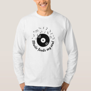 Musik Füttre mein Soul Vinyl Album Long Sleeve T-Shirt