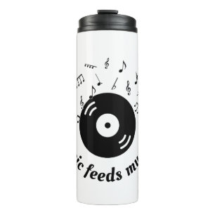 Musik Füttre mein Soul Vinyl Album Thermosbecher