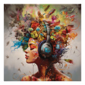 Musik Füttre mich Poster (Vorderseite)