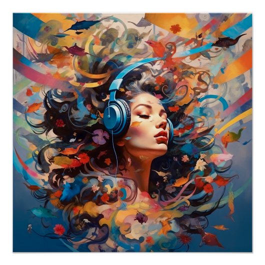 Musik Füttre mich Poster (Vorderseite)