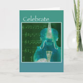 Musik Geburtstag, Moderne Karte (Vorderseite)