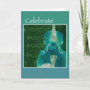 Musik Geburtstag, Moderne Karte