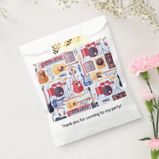 Musik Geburtstagsparty Musikinstrumente Geschenktütchen (Versiegelt)
