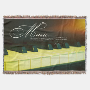 Musik Geheimnisse Emerson Zitat Klavier Decke