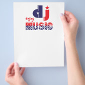 Musik genießen flyer (Hand)