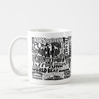 Musik-Genre-Kaffee-Tasse Kaffeetasse