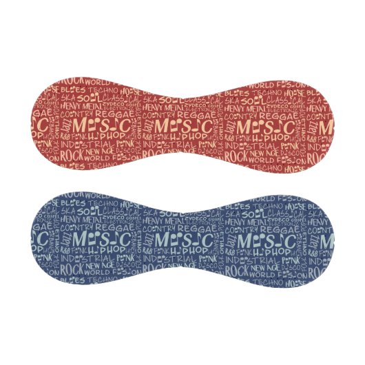 Musik Genres Word Collage Baseball (Paneele)