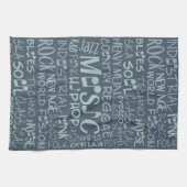 Musik Genres Word Collage Handtuch (Horizontal)