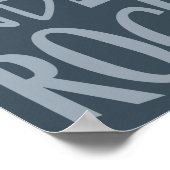 Musik Genres Word Collage Poster (Ecke)