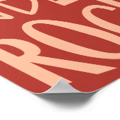 Musik Genres Word Collage Poster (Ecke)