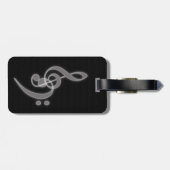 Musik - Gepäckmarke "Treble and Bass Clef" Gepäckanhänger (Rückseite horizontal)