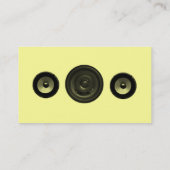 Musik-Geschäfts-Karte - Lautsprecher Visitenkarte (Rückseite)