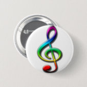 Musik-Geschenke! Button (Vorne & Hinten)