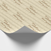 Musik Geschenkpapier (Ecke)