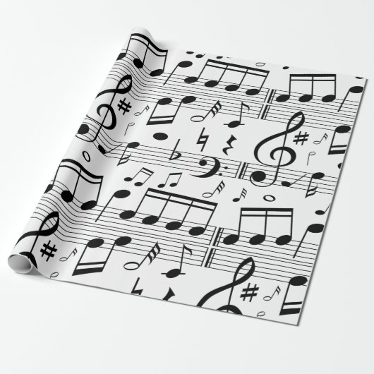 Musik Geschenkpapier (Ungerollt)