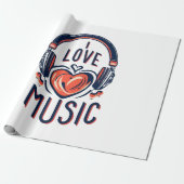 Musik Geschenkpapier (Ungerollt)