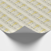 Musik-Geschenkpapier Geschenkpapier (Ecke)
