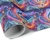 Musik-Geschenkpapier Geschenkpapier (Rolleneckpunkt)