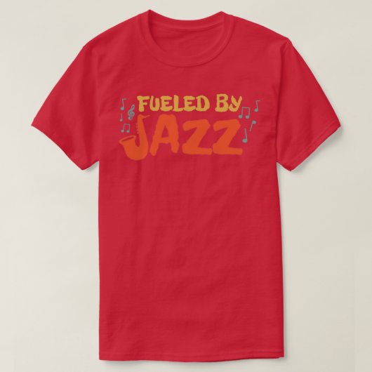 Musik gespielt von Jazz Musik Lover Funny Gift Ide T-Shirt (Design vorne)