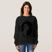 Musik Gesprochen hier Vinyl Record Singer Black Sweatshirt (Vorne ganz)
