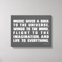 Musik gibt dem Universum ein Soul