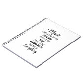 Musik gibt dem Universum ein Soul Notizblock (Linke Seite)