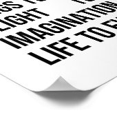 Musik gibt dem Universum ein Soul Poster (Ecke)