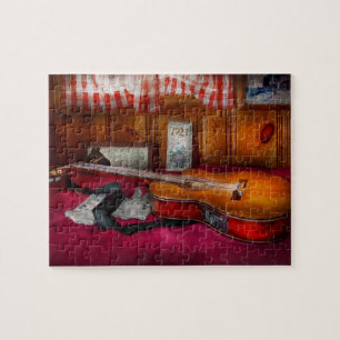 Musik - Gitarre - Das alte Land fühlt sich an Puzzle